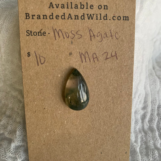 Moss Agate Cabochon- MA24