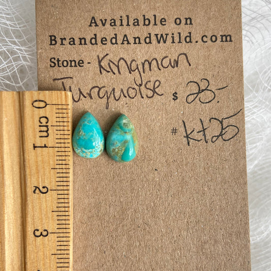 Kingman Turquoise (composite) Cabochon - KT25
