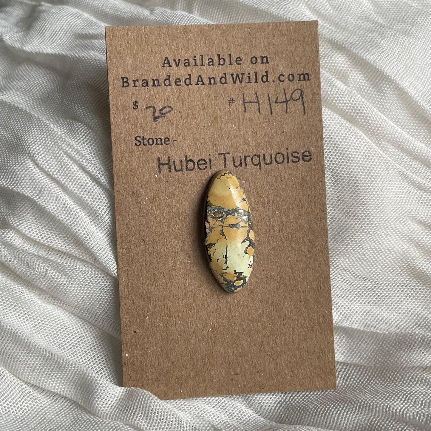 Hubei Turquoise Cabochon - H149 8C5FD697-47D3-4D33-B1FB-1C59420E7245 Brandedandwild.com