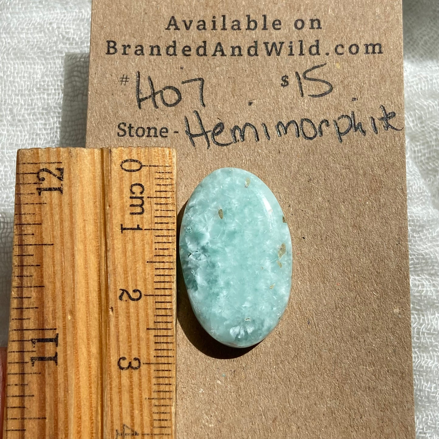 Hemimorite Cabochon - H07