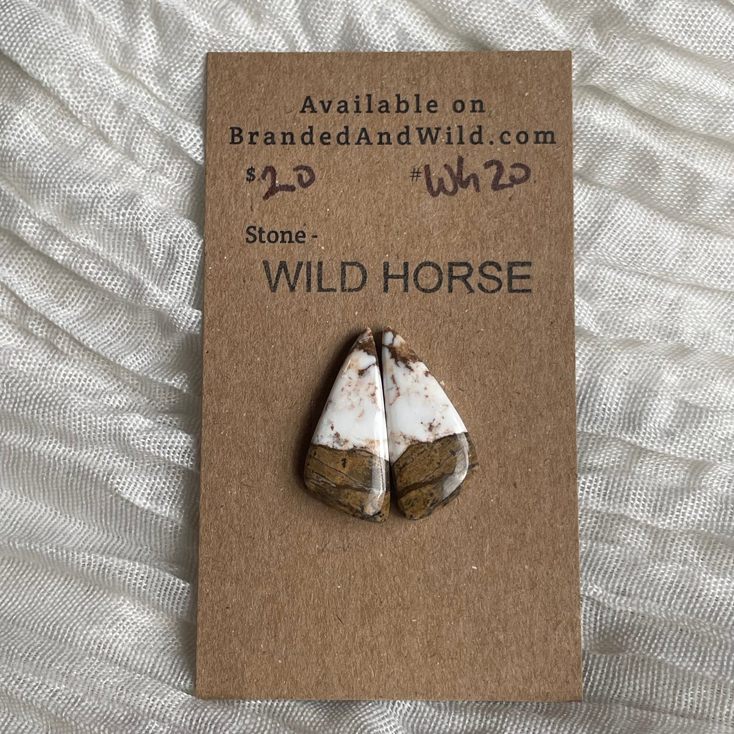 Wild Horse Cabochon - WH20 8C99FBC7-F499-4B52-9CA1-8EEC75EB5682 Brandedandwild.com