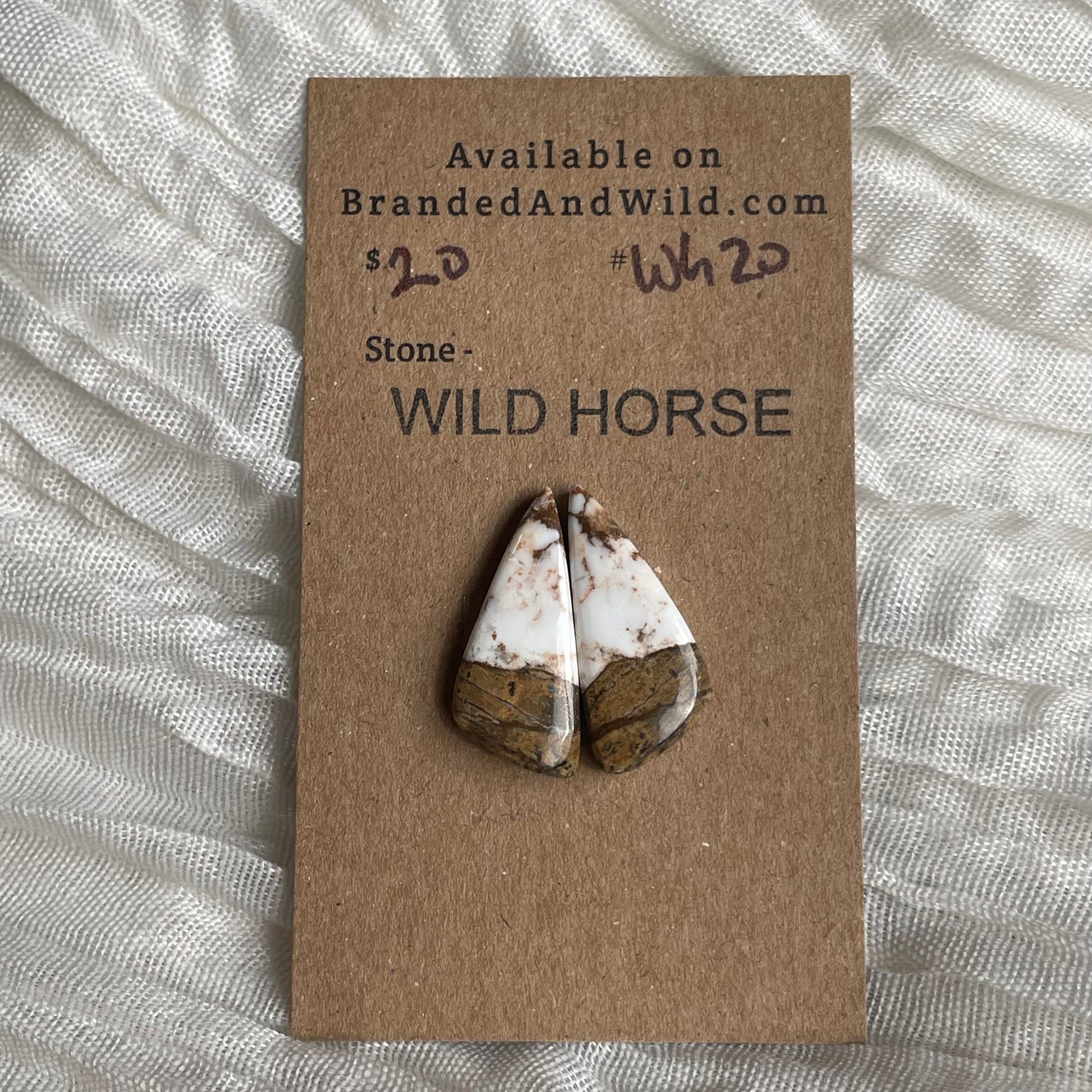 Wild Horse Cabochon - WH20 8C99FBC7-F499-4B52-9CA1-8EEC75EB5682 Brandedandwild.com