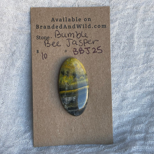 Bumblebee Jasper Cabochon - BBJ25