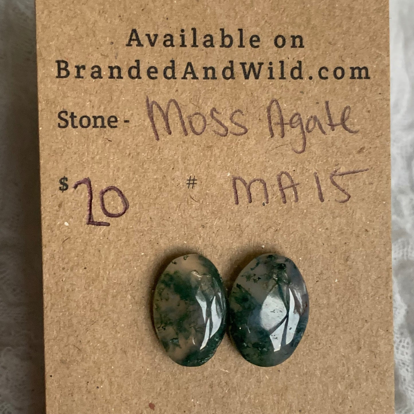 Moss Agate Cabochon- MA04