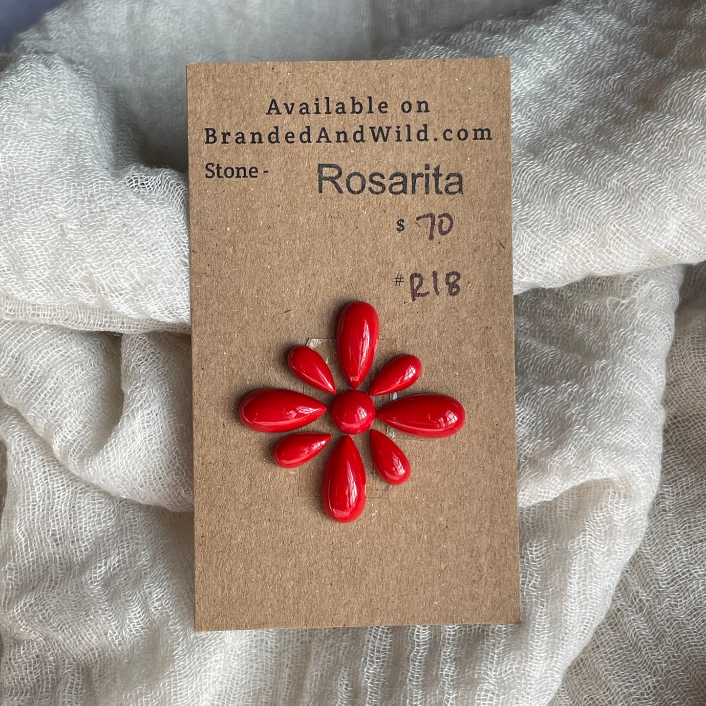 Rosarita - Cabochon - R18 8CD62F28-44AE-4377-BBF6-3FC1A5E1C283 Brandedandwild.com