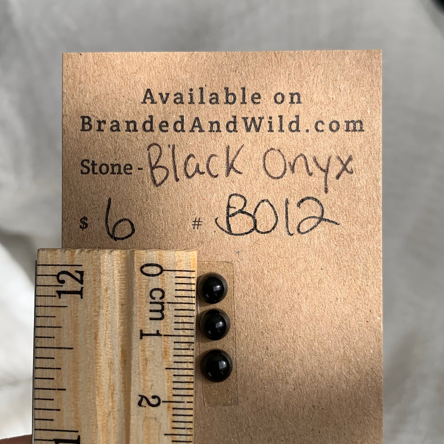 Black Onyx Cabochon - BO12
