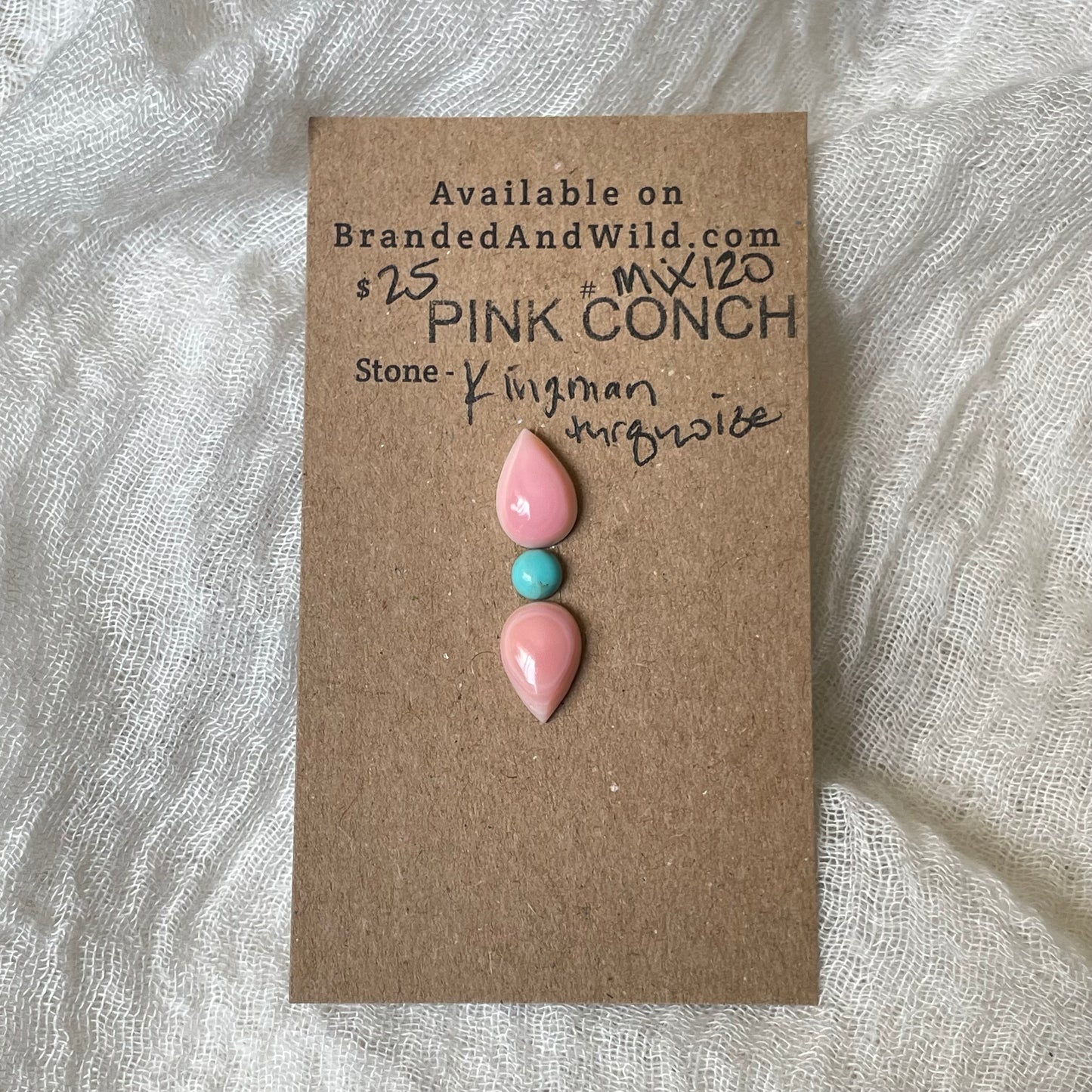 Kingman Turquoise Cabochon - KT120 8CE6BD59-5EF4-4C0E-9DB1-27323E019976 Brandedandwild.com