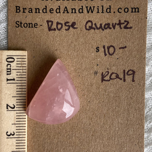 Rose Quartz Cabochon - RQ19