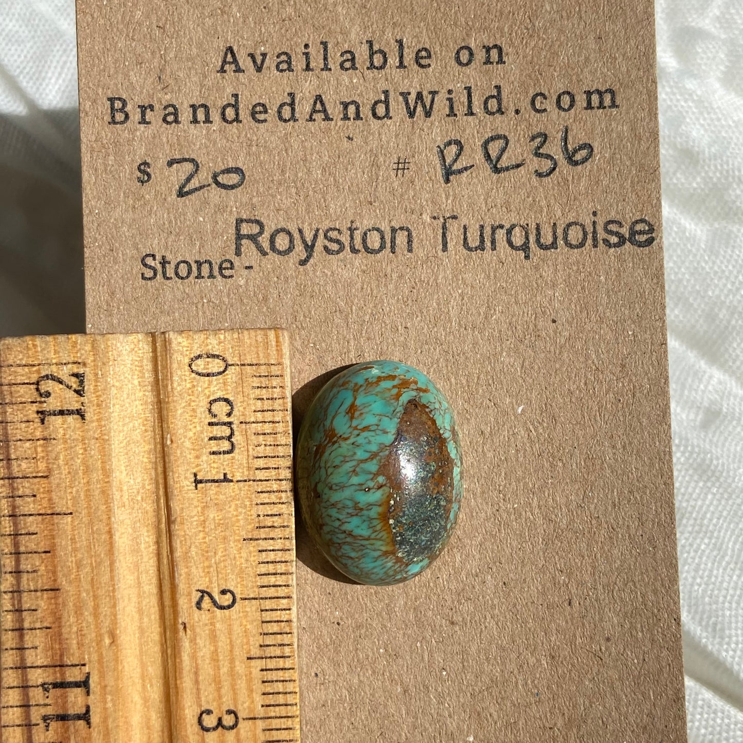 Royston Ribbon Turquoise Cabochon RR36 8CFD019A-D8B5-41B3-A4A2-EF35E11BB467 Brandedandwild.com