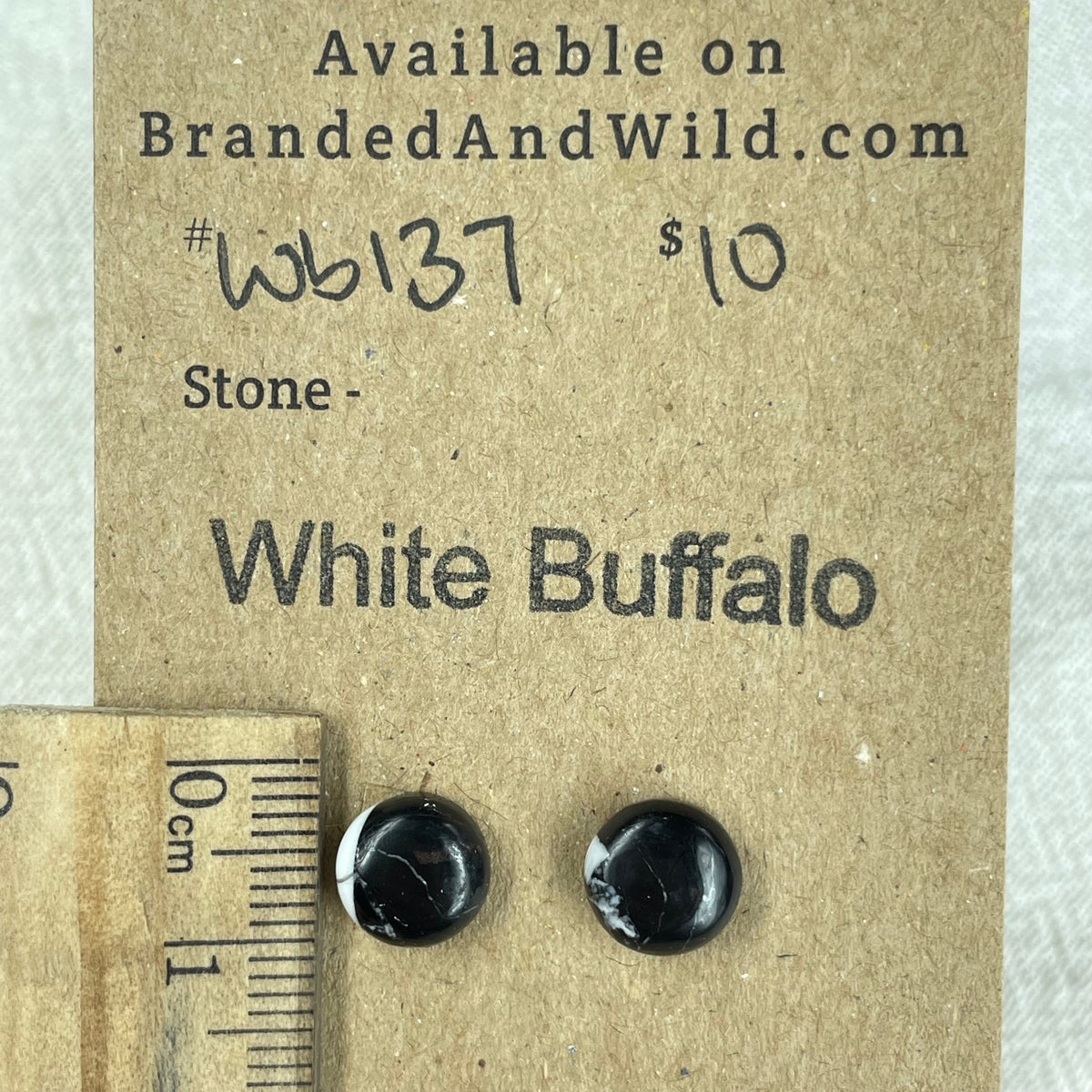 White Buffalo Cabochon - WB137 8D0AC2A3-6F7C-4907-977B-E3EC5EABD184 Brandedandwild.com