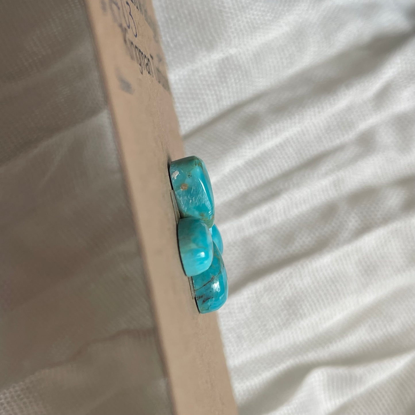 Kingman Turquoise Cabochon - KT03 8D0FF507-7463-4C7E-A877-C29CB0490BD6 Brandedandwild.com
