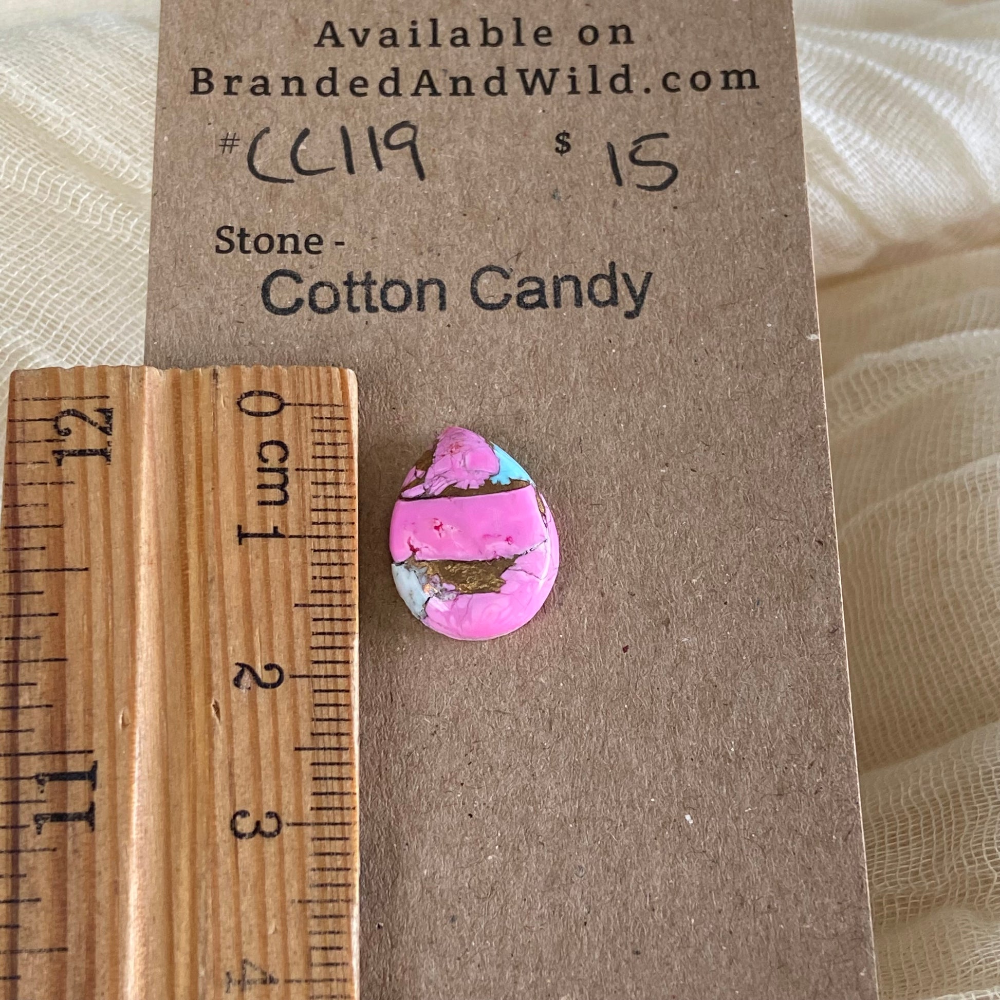 Cotton Candy Cabochon - CC119 8D1A1F9D-BA7D-4F6C-843F-2DB1D2F90963 Brandedandwild.com
