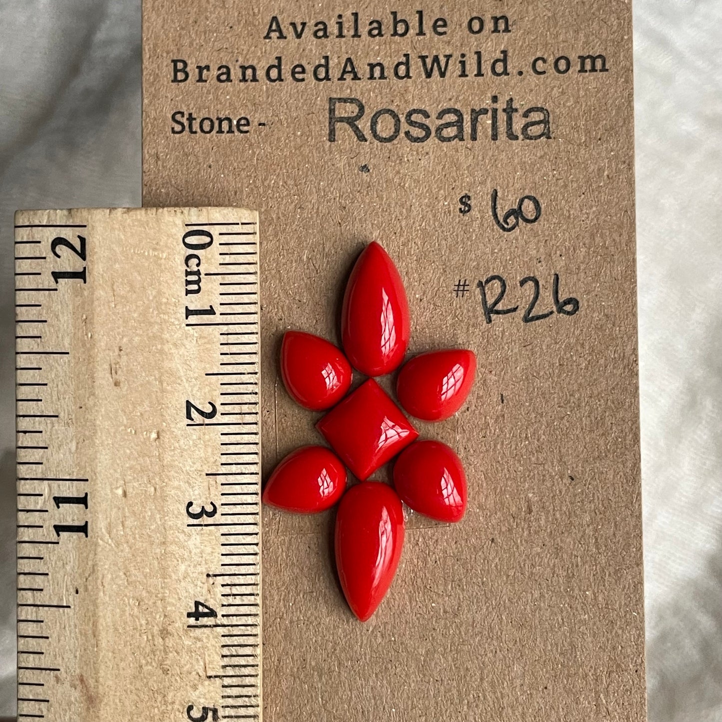 Rosarita - Cabochon - R26 8D2ECA36-B203-4A37-BBB1-DB3C9FCB9959 Brandedandwild.com