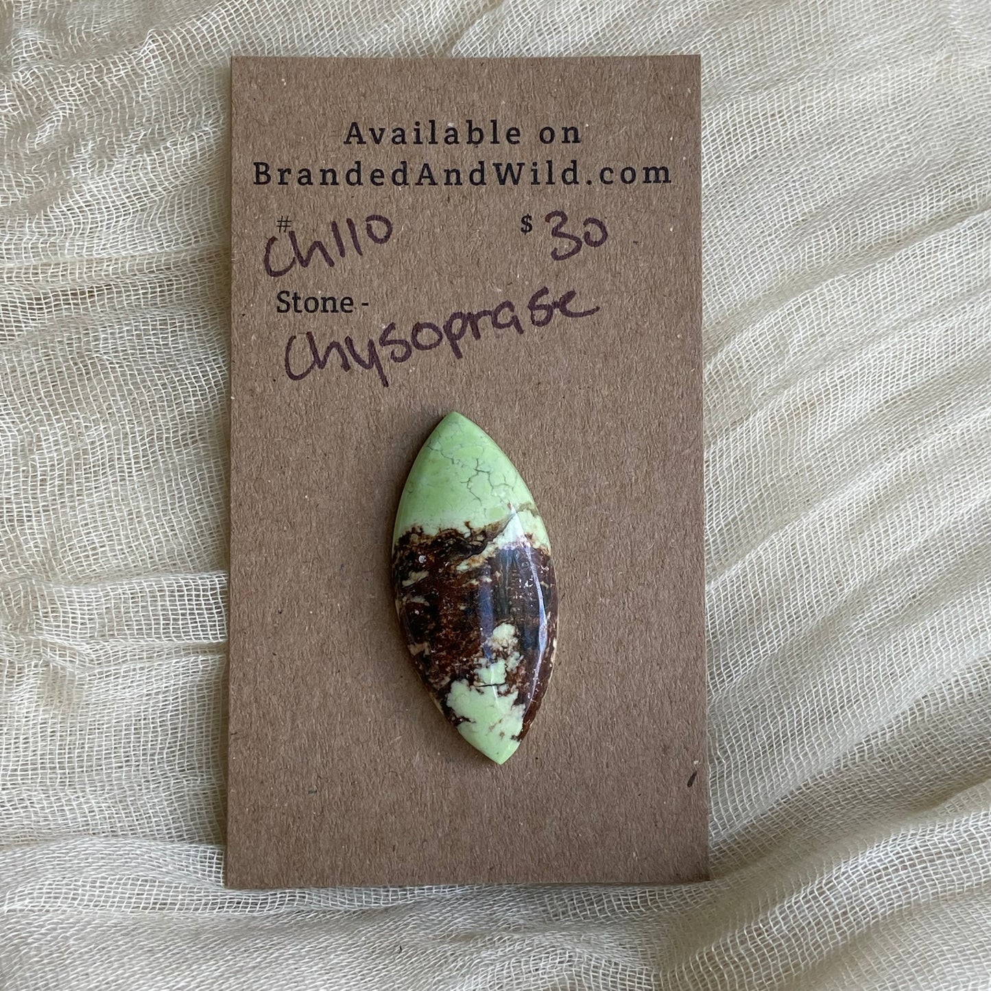 Chrysoprase Cabochon - Ch110