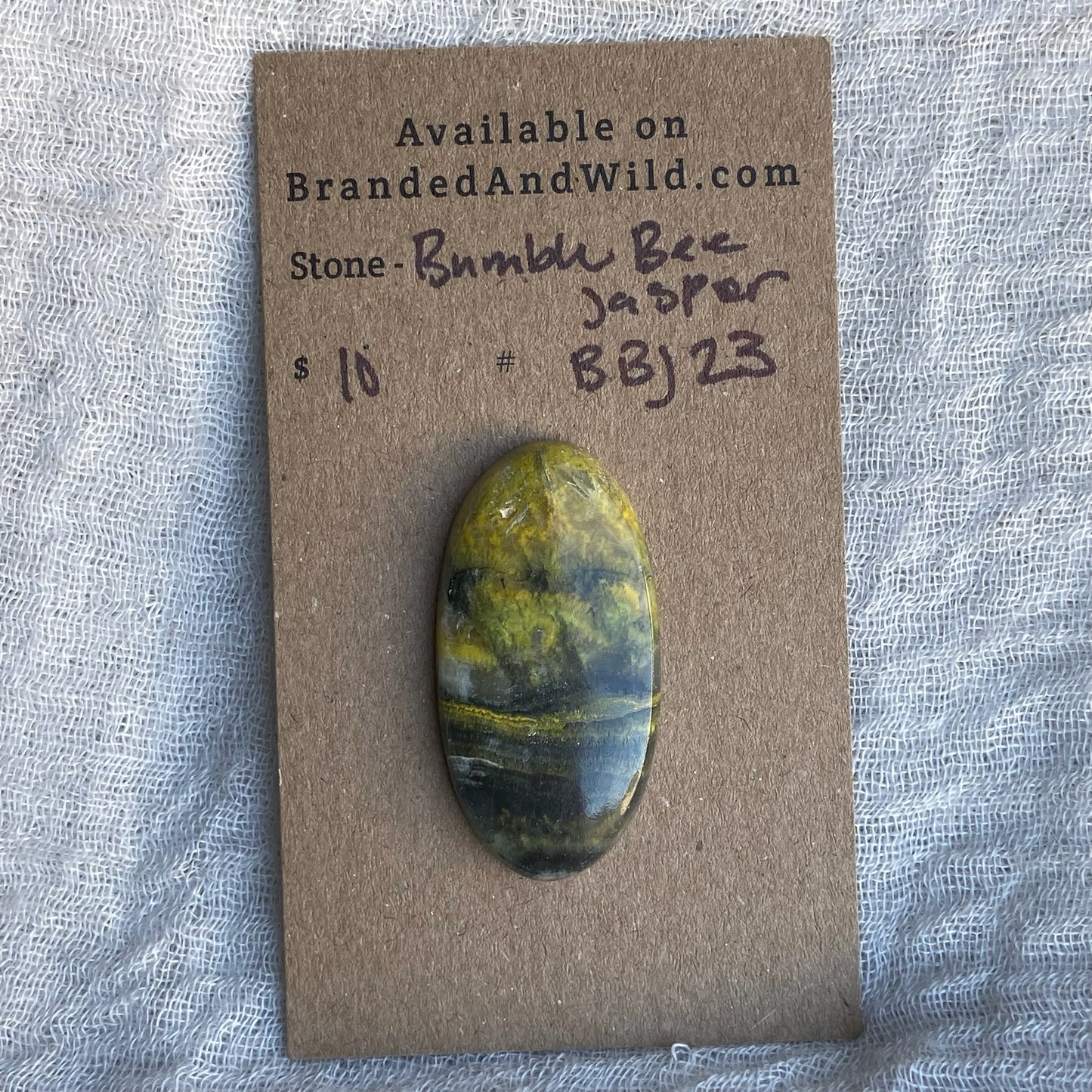 Bumblebee Jasper Cabochon - BBJ23