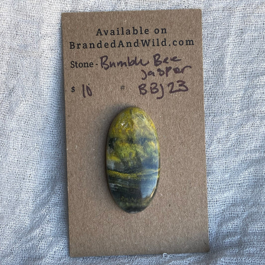 Bumblebee Jasper Cabochon - BBJ23