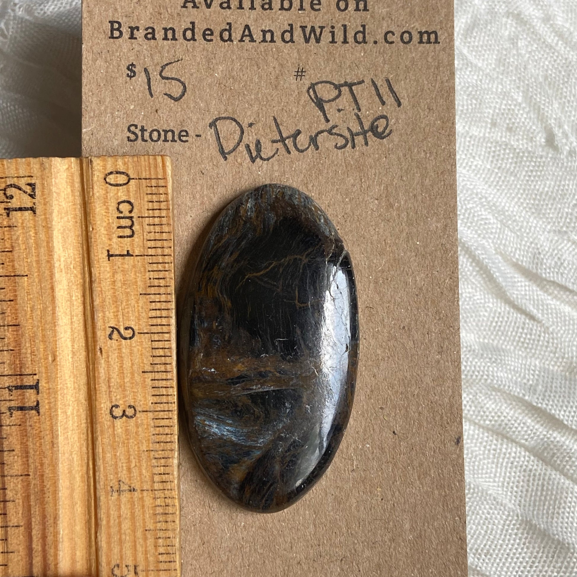 Pietersite Cabochon - PT11 8D802AF6-5F41-4773-A744-AD4CC80BF049 Brandedandwild.com
