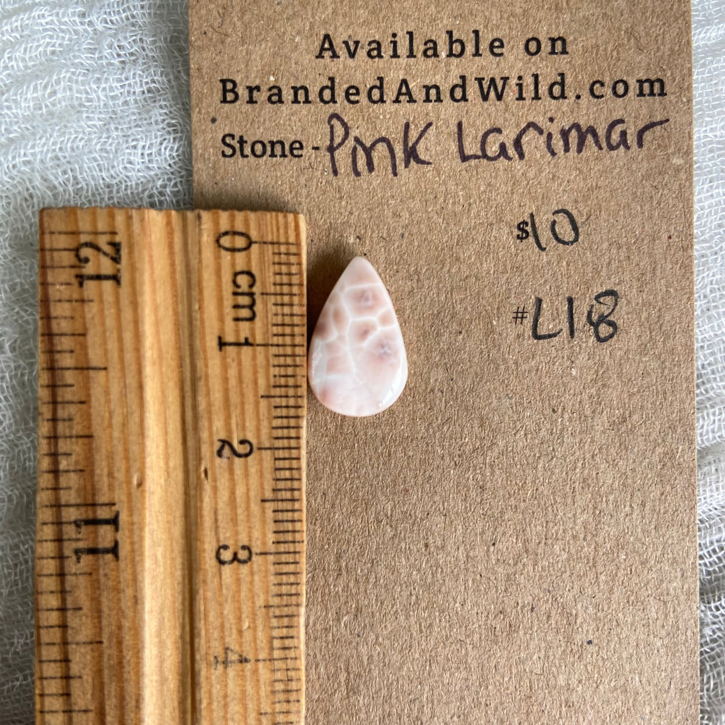 Pink Larimar Cabochon - PL18