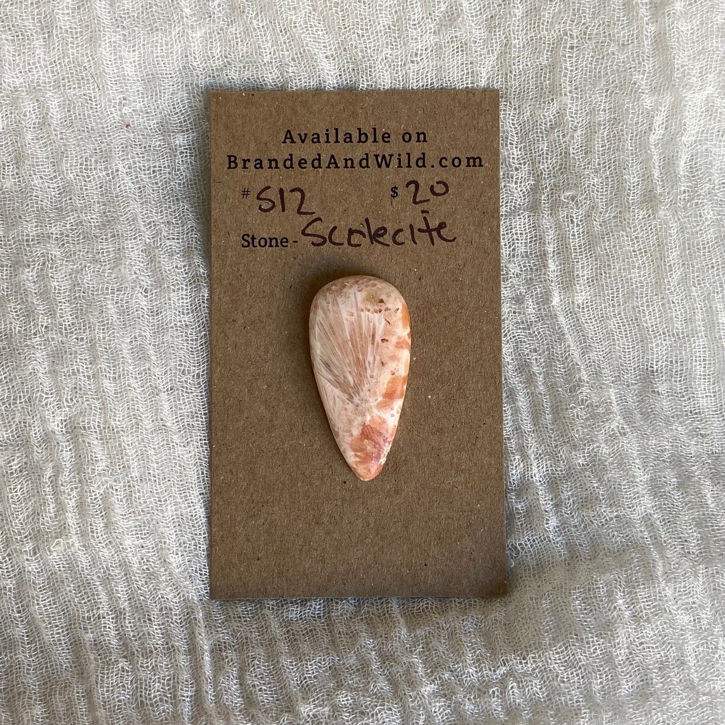 Scolecite Cabochon - S12
