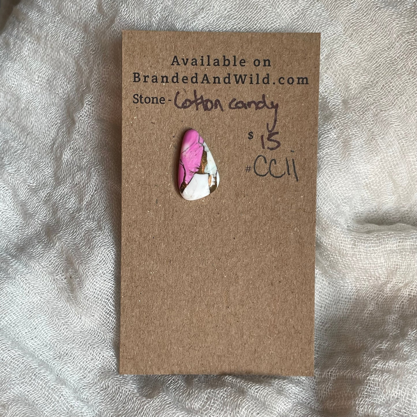 Cotton Candy Cabochon - CC11 8DA606FF-4879-48D6-B982-7F7204785E80 Brandedandwild.com