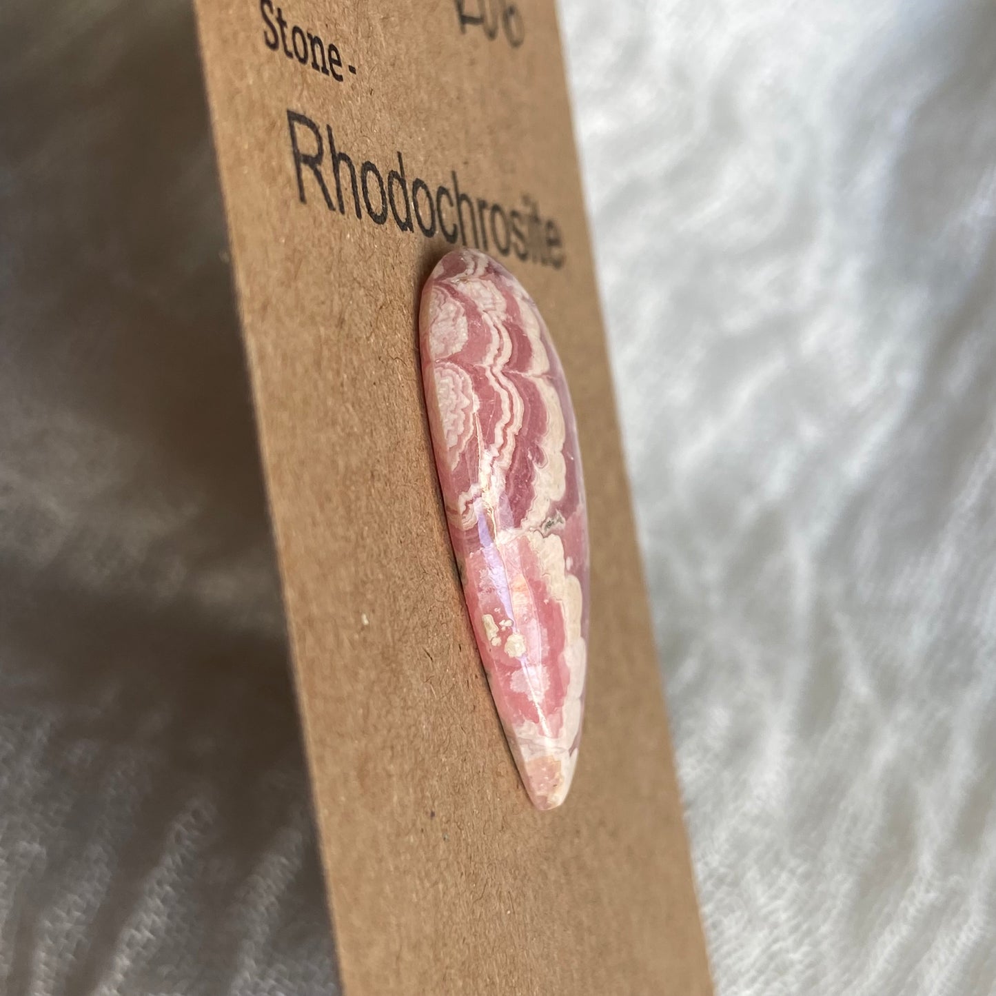 Rhodochrosite Cabochon - R06