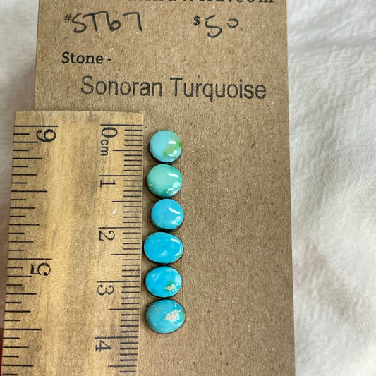 Sonoran Turquoise Cabochon - ST67 8DD488C7-D337-4941-9509-A31E9451482B Brandedandwild.com