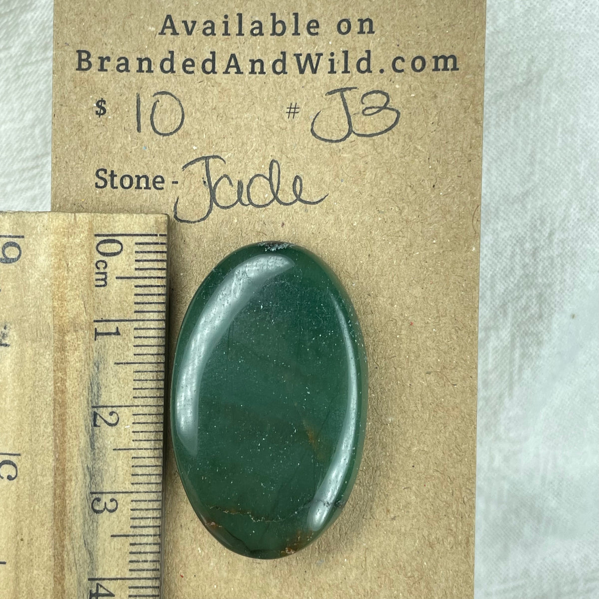 Jade Cabochon - J3 8DD6EE37-3E66-4937-95DC-77DD24316EA8 Brandedandwild.com