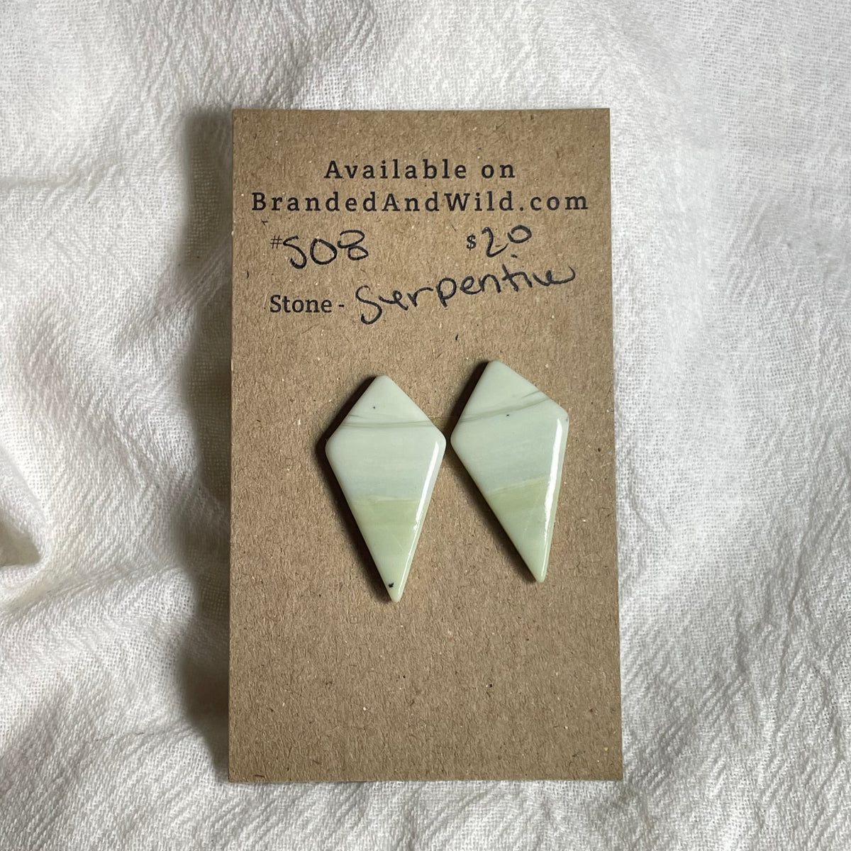 Serpentine - Cabochon - S08 8DE22C27-0278-4A63-A0CD-B952059F74A2 Brandedandwild.com