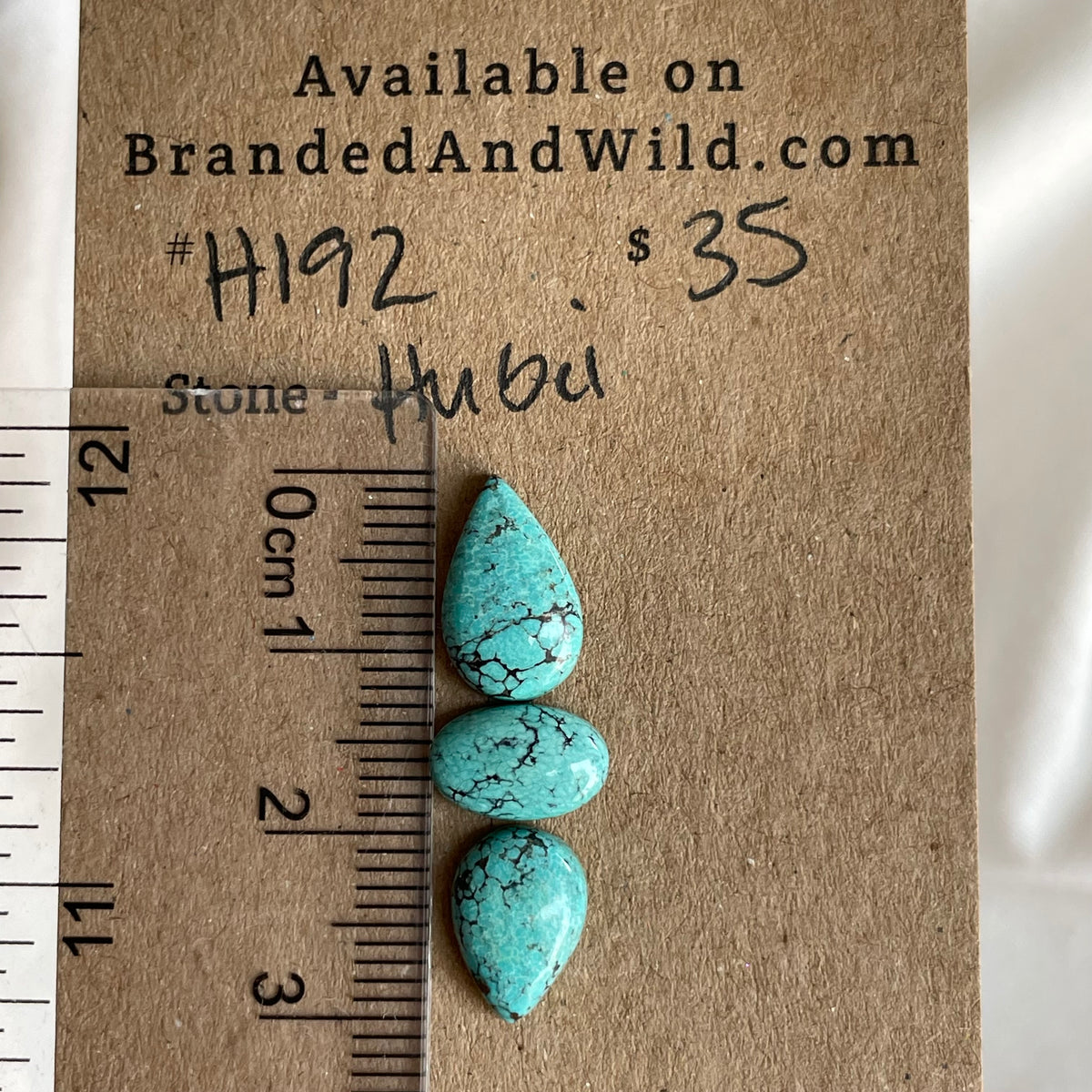 Hubei Turquoise Cabochon - H192 8DF926C3-BEA8-44D6-8EC8-3A3728EDB3FE Brandedandwild.com