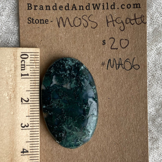 Moss Agate Cabochon - MA06