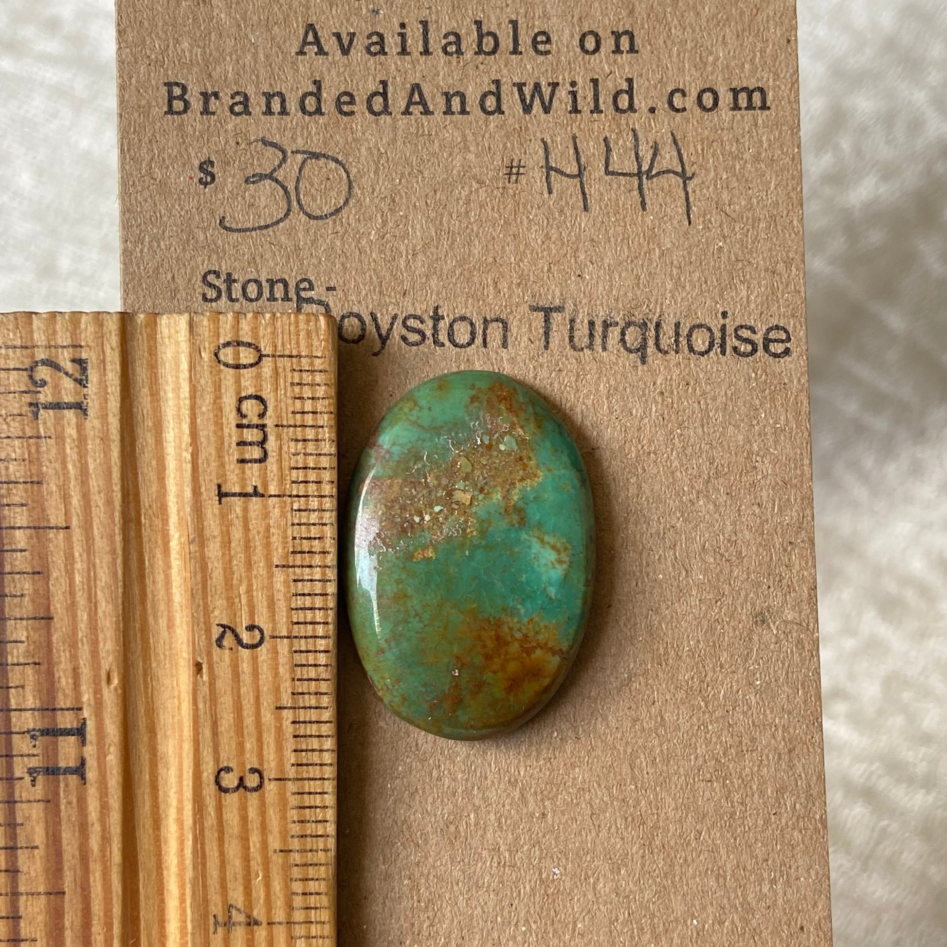 Royston Ribbon Turquoise Cabochon RR44 8E31CCF4-D071-4223-92E9-3606AF04886D Brandedandwild.com