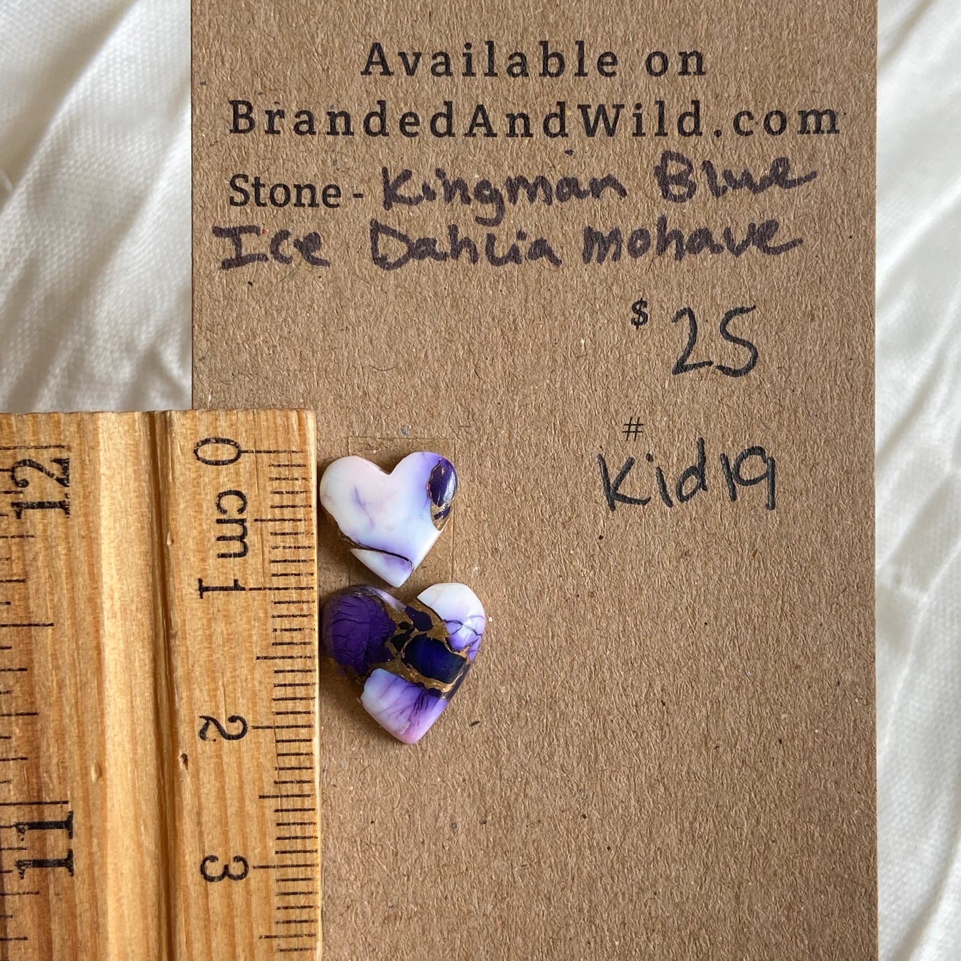Ice Blue Dahlia Cabochon - KID19 8E5AAF82-859A-4BAA-8B5F-E4DDB97666CF Brandedandwild.com