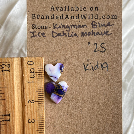 Ice Blue Dahlia Cabochon - KID19 8E5AAF82-859A-4BAA-8B5F-E4DDB97666CF Brandedandwild.com