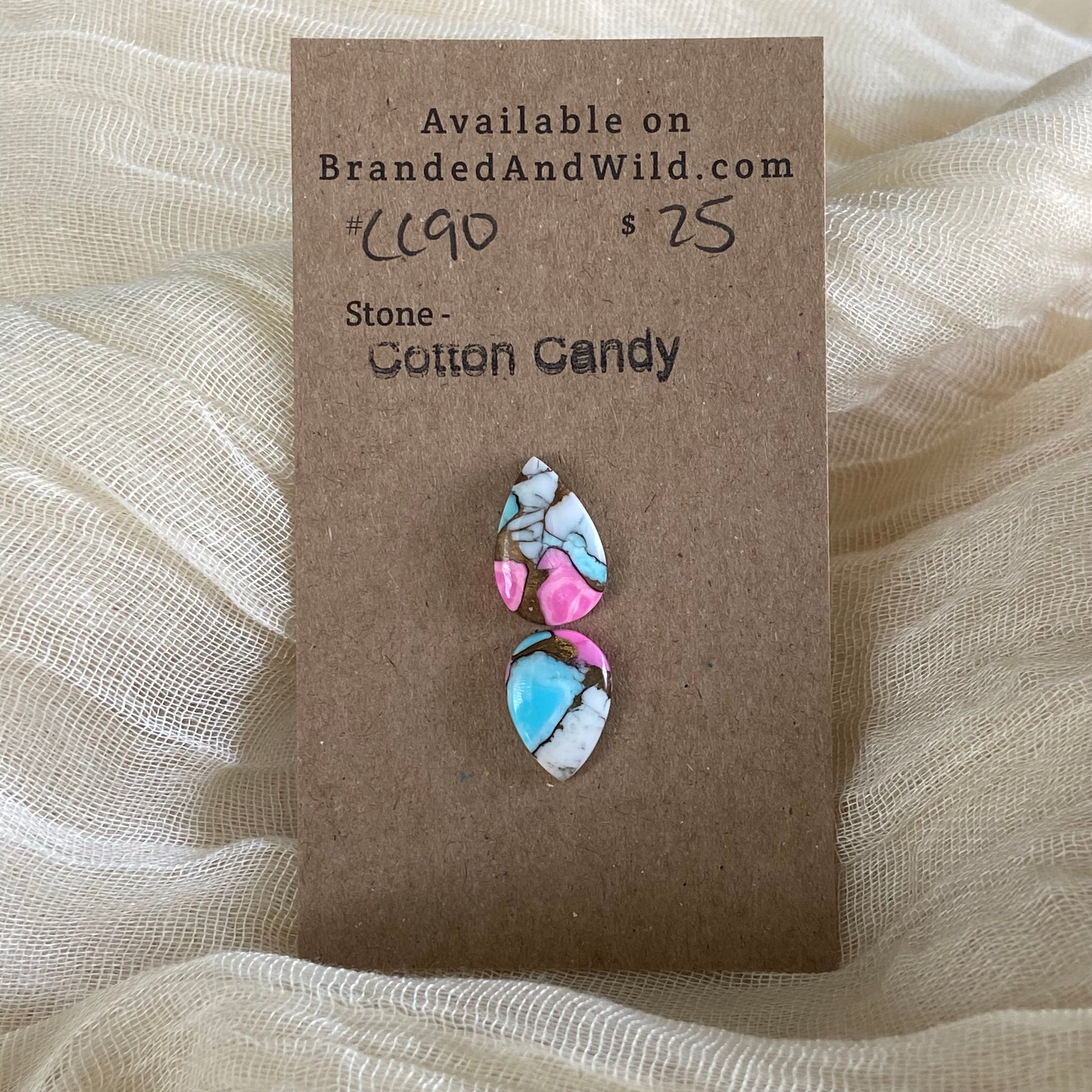 Cotton Candy Cabochon - CC90 8E8FD1FB-7756-447B-81F5-83BAB940D2B7 Brandedandwild.com