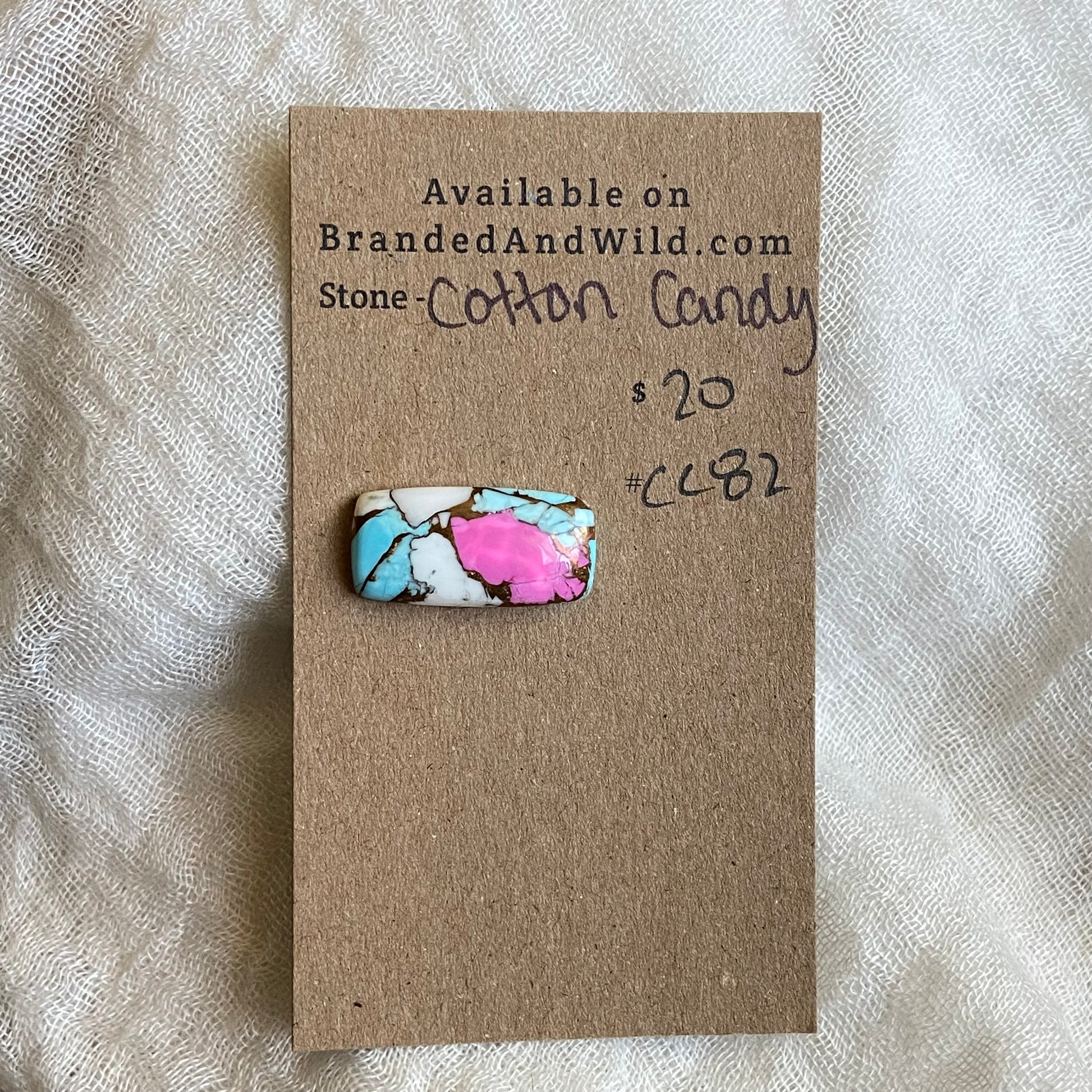 Cotton Candy Cabochon - CC82 8E9EA402-9487-4BDE-8180-C0B282E5BF1E Brandedandwild.com