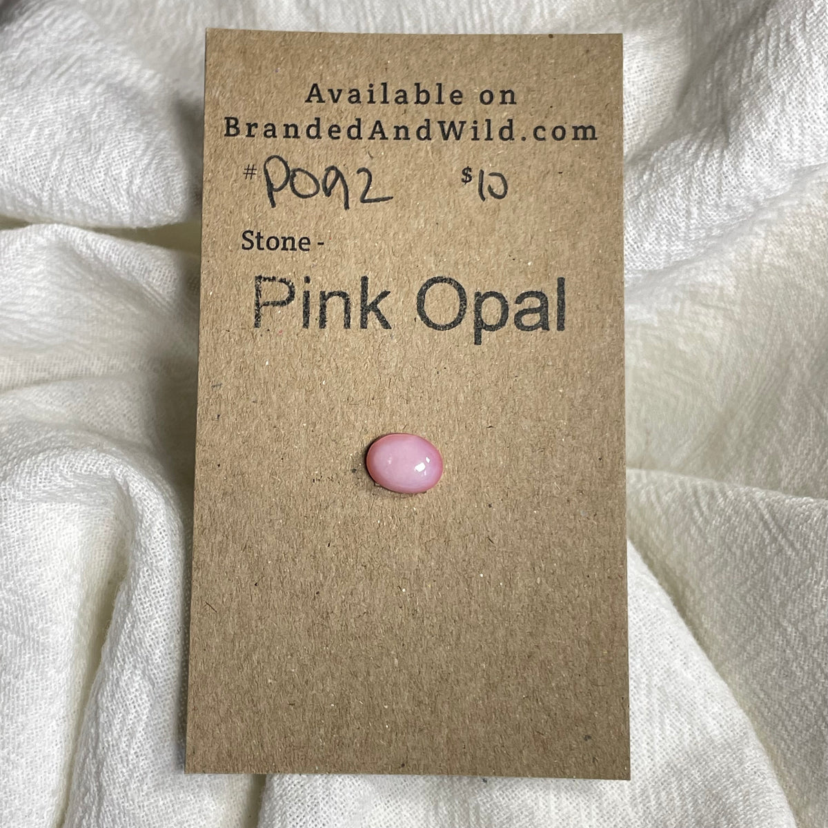 Pink Opal Cabochon - PO92 8EB007DF-D34B-4DCA-97F5-1B09D6A02FAB Brandedandwild.com