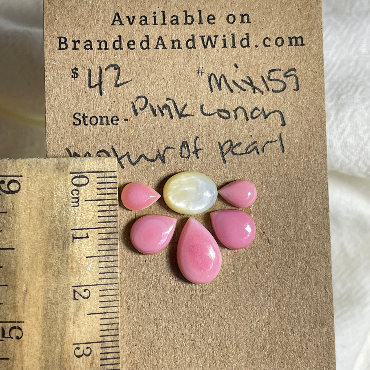 Mother of Pearl / Kingman Cabochon - MIX159