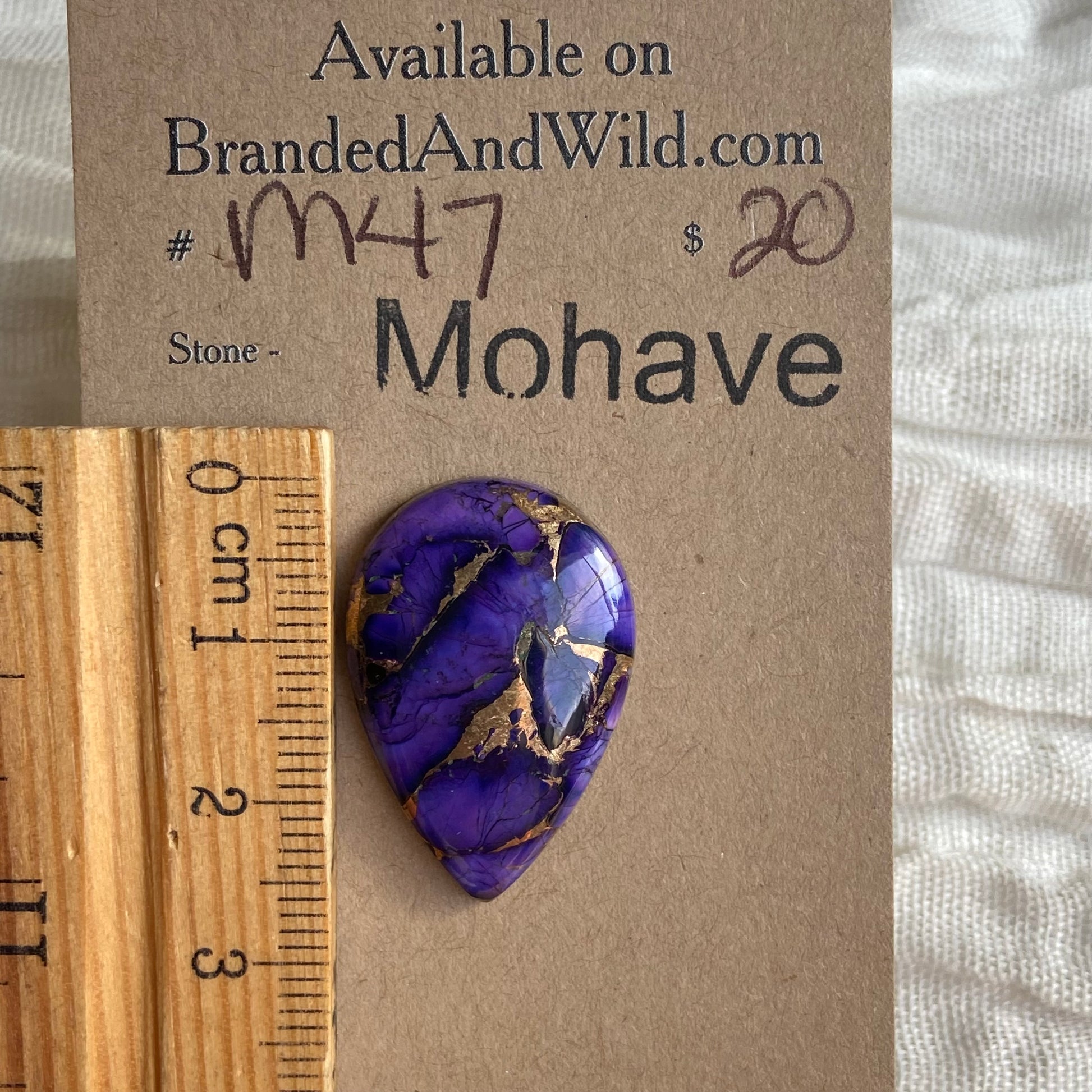 Mohave Cabochon - M47 Cabochon 8EFA092A-3AC3-42AD-AD9F-0F1DA966762C Brandedandwild.com