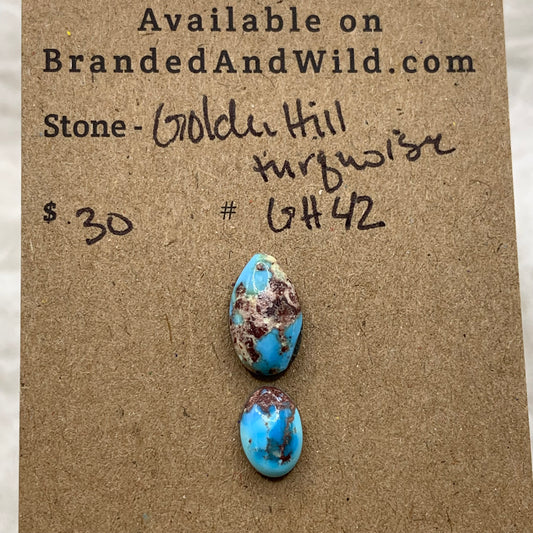 Golden Hill Turquoise Cabochon - GH42