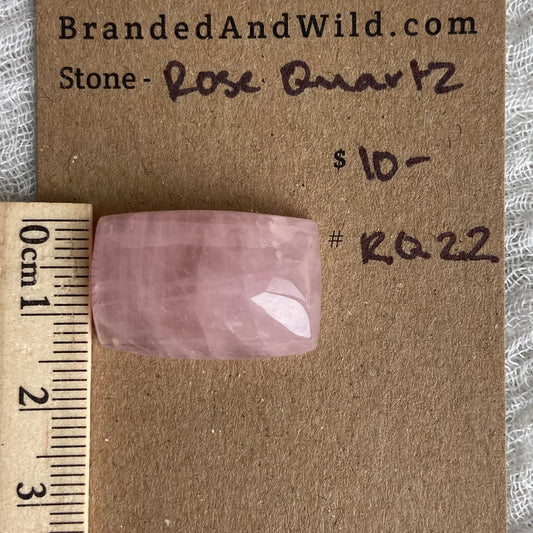 Rose Quartz Cabochon - RQ22