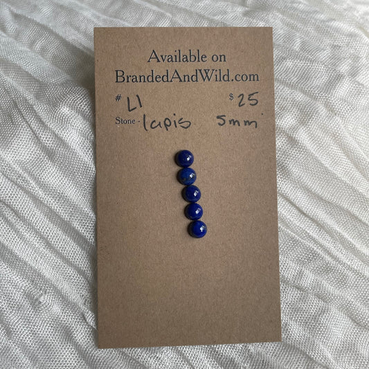 Lapis Cabochon - L1 8F205BFF-4094-411B-BCF0-6694CCA4ACD8 Brandedandwild.com