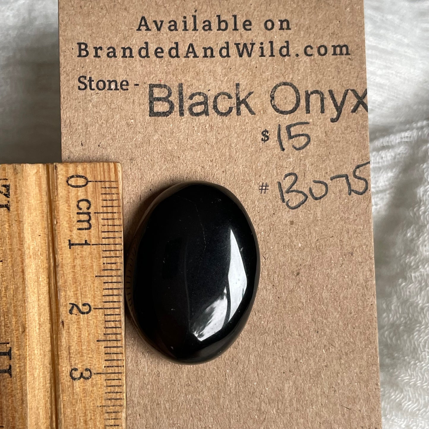 Black Onyx - Cabochon - BO75