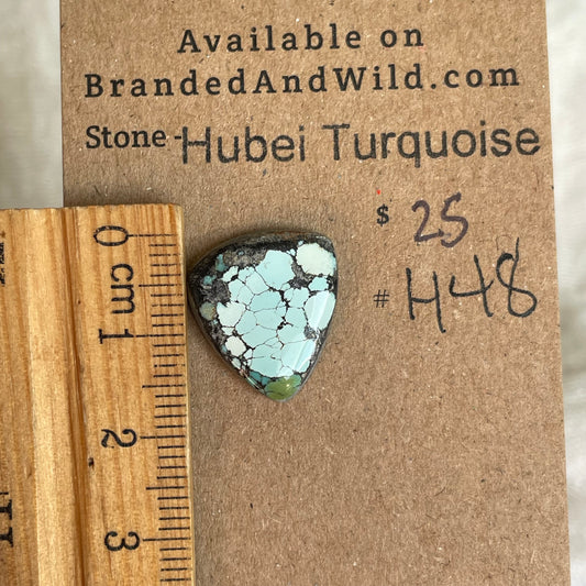 Hubei Turquoise Cabochon - H48 8F48354F-E63C-43F5-947E-08A283654FF9 Brandedandwild.com