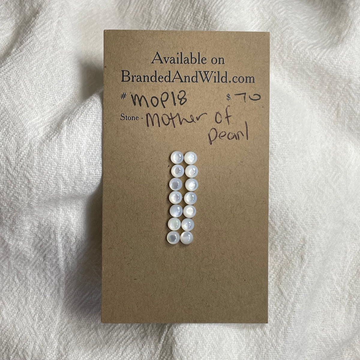 Mother of pearl cabochon - MP18