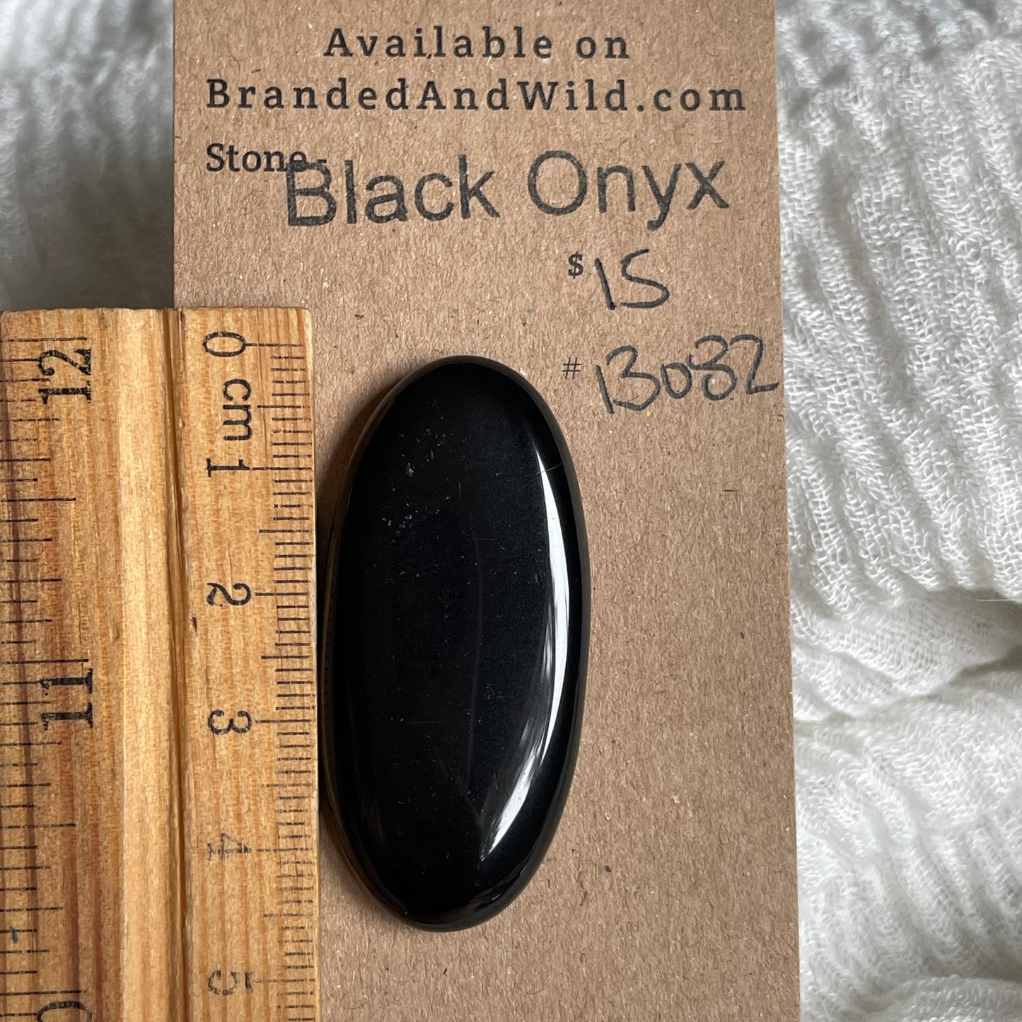 Black Onyx - Cabochon - BO82