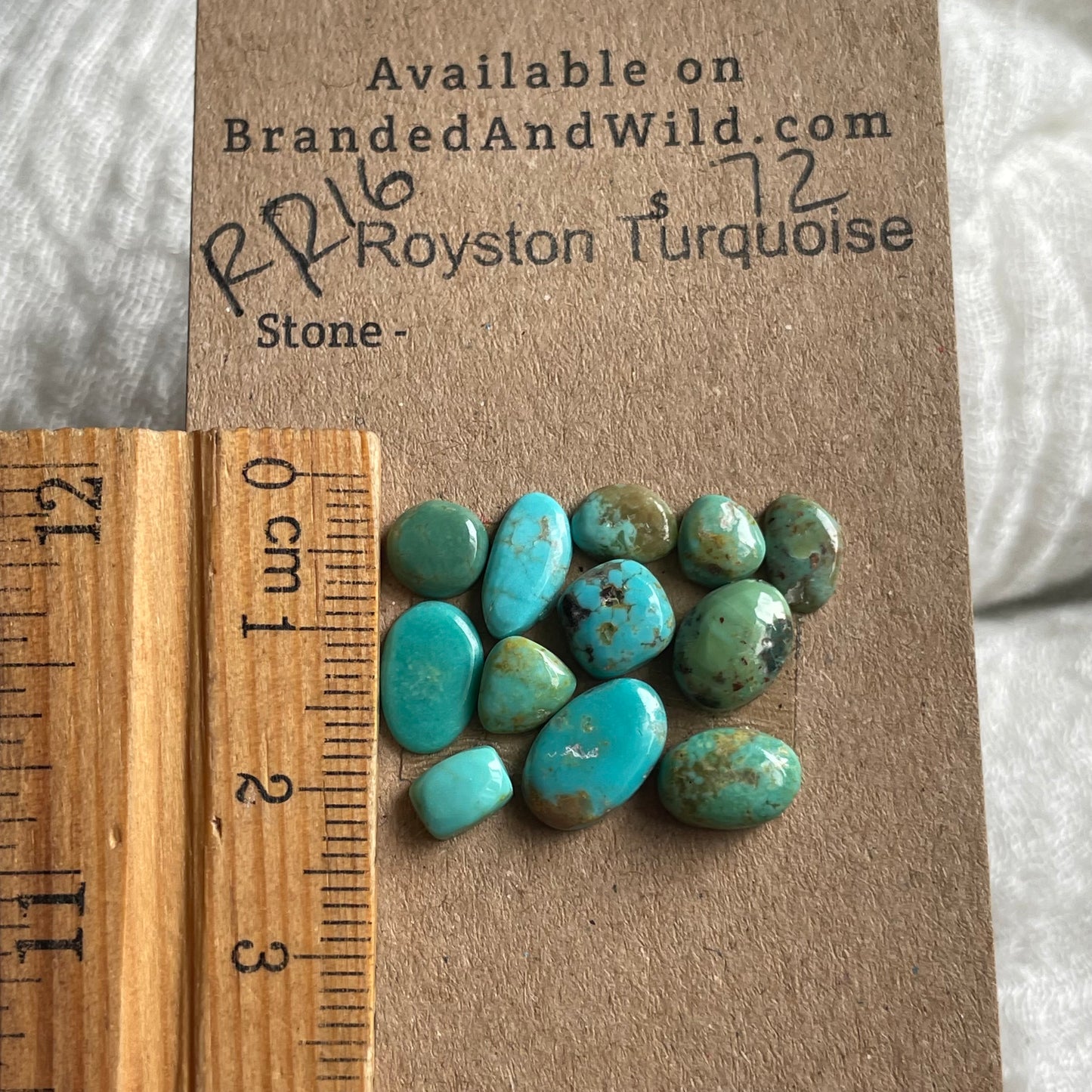 Royston Turquoise Cabochon - RR16 8FA41C47-A990-4E09-BF7E-97E5974AF0FC Brandedandwild.com