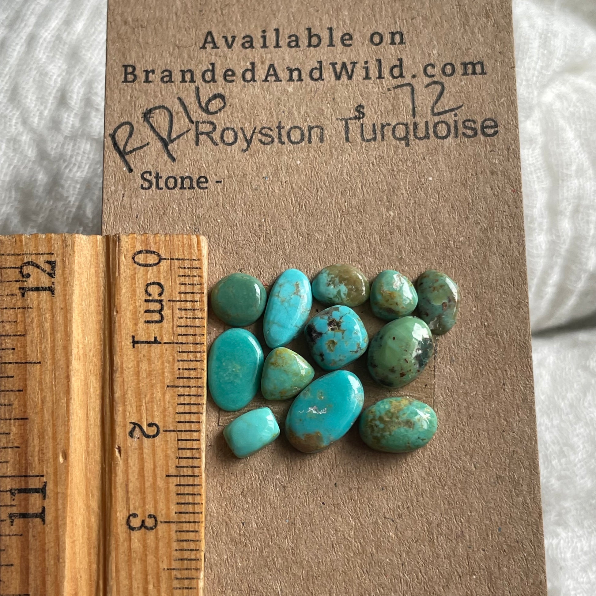 Royston Turquoise Cabochon - RR16 8FA41C47-A990-4E09-BF7E-97E5974AF0FC Brandedandwild.com