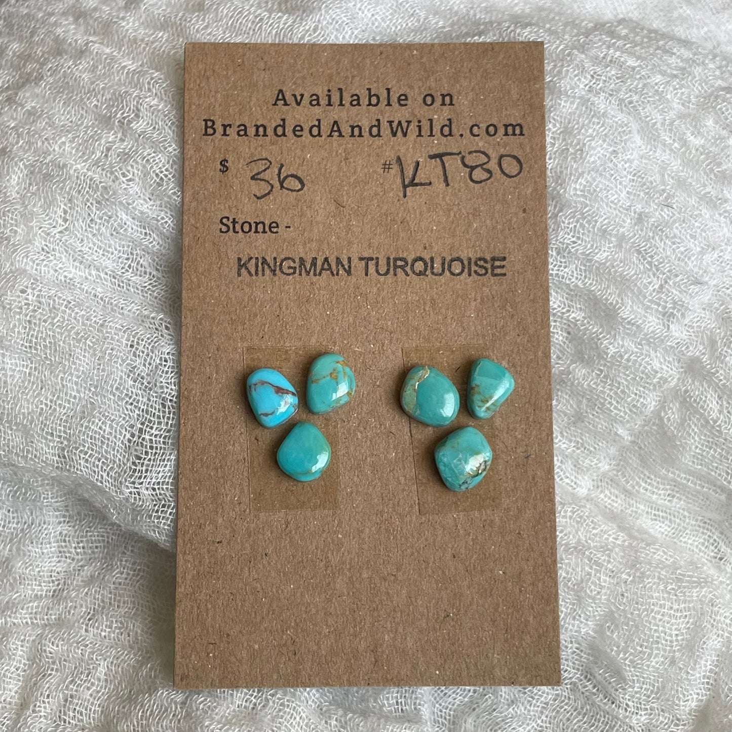 Kingman Turquoise Cabochon - KT80