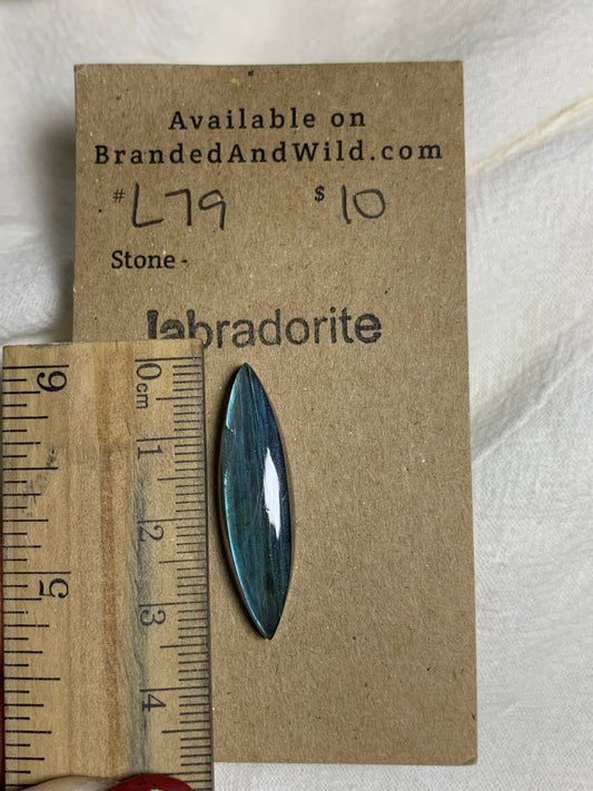 Labradorite Cabochon - L79 8FCDC7C8-3071-4AC8-8ECB-FF30AFFC9776 Brandedandwild.com