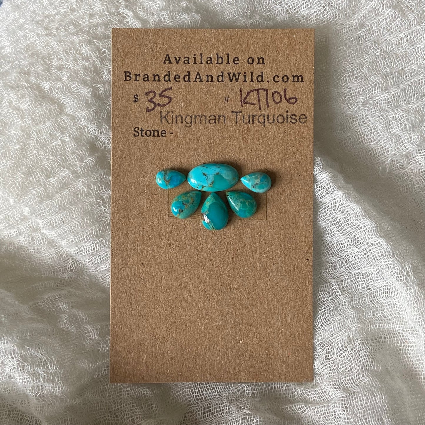 Kingman Turquoise Cabochon - KT106